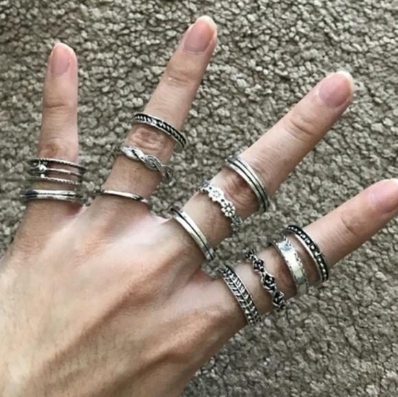 24pcs Silver Adjustable Toe Rings - Picture 4 of 4